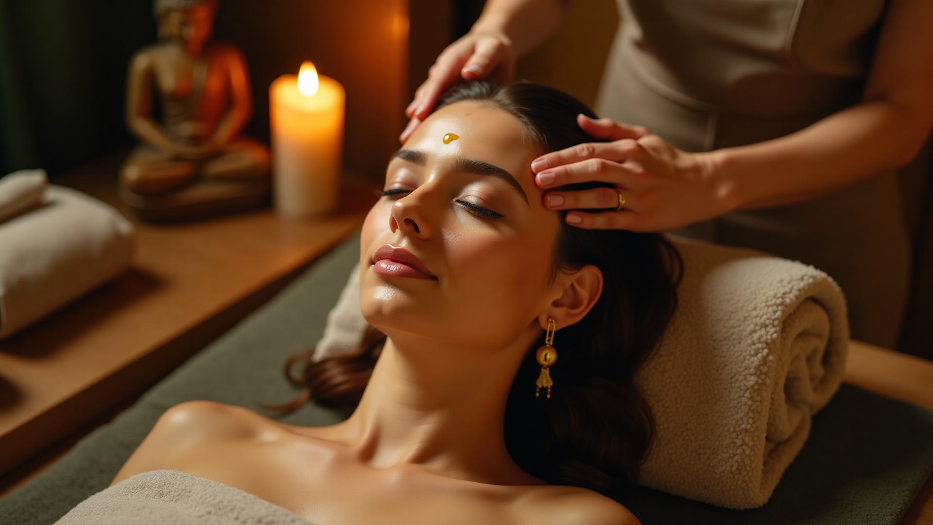 Shirodhara Behandlung